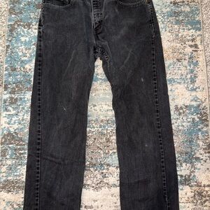 Levi's Black Straight Jeans Classic Style